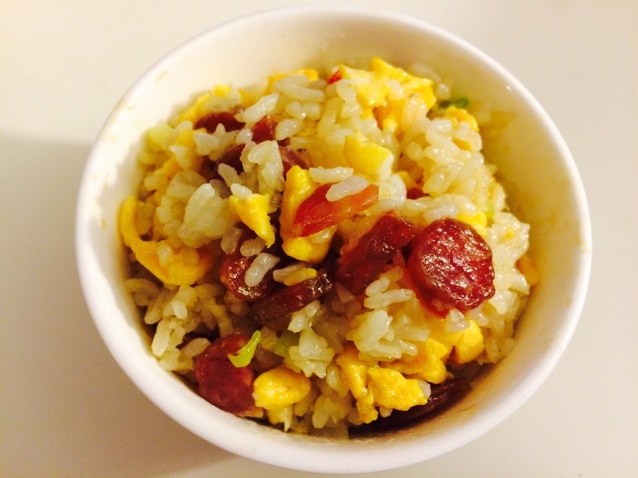 小时候的酱油炒饭