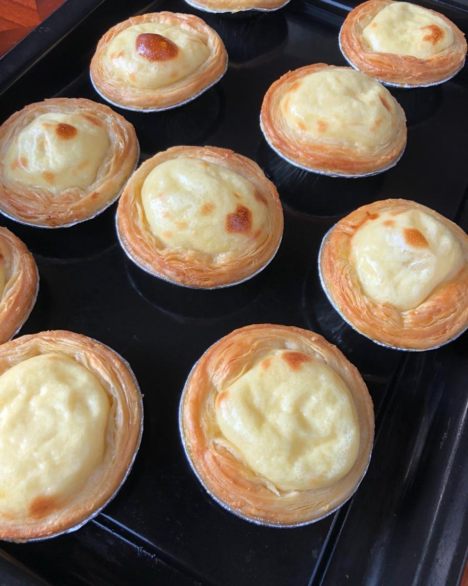 消耗蛋白好方法！嫩滑的蛋白蛋挞