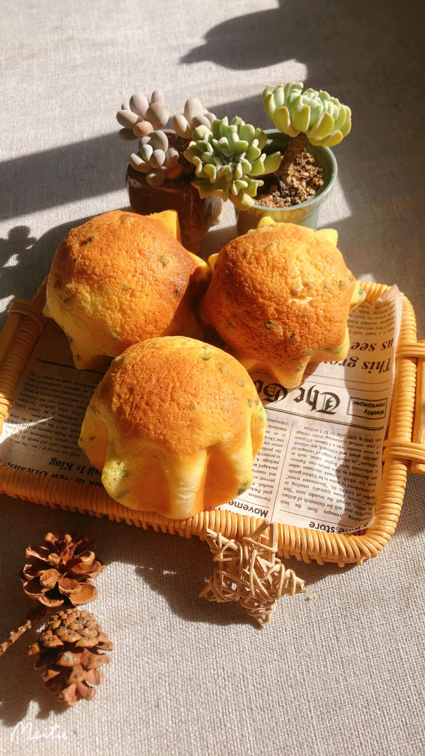 葱香肉松墨西哥面包（波兰种+烫种）