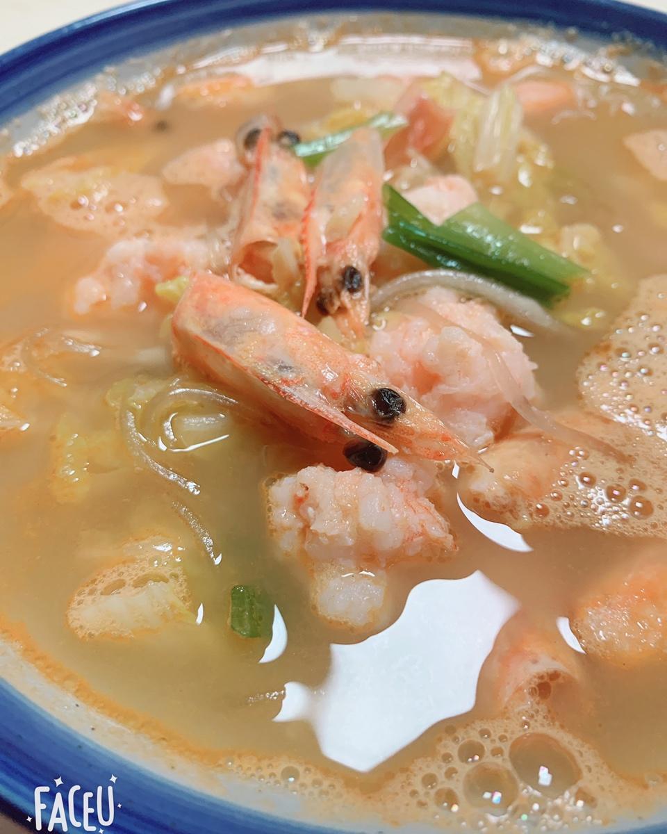 白菜虾丸汤-补肾补钙，低脂高蛋白，可做宝宝辅食