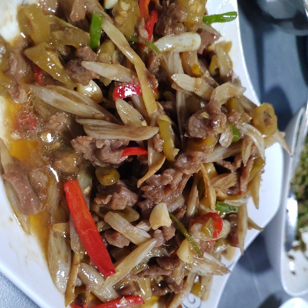 藕尖炒牛肉