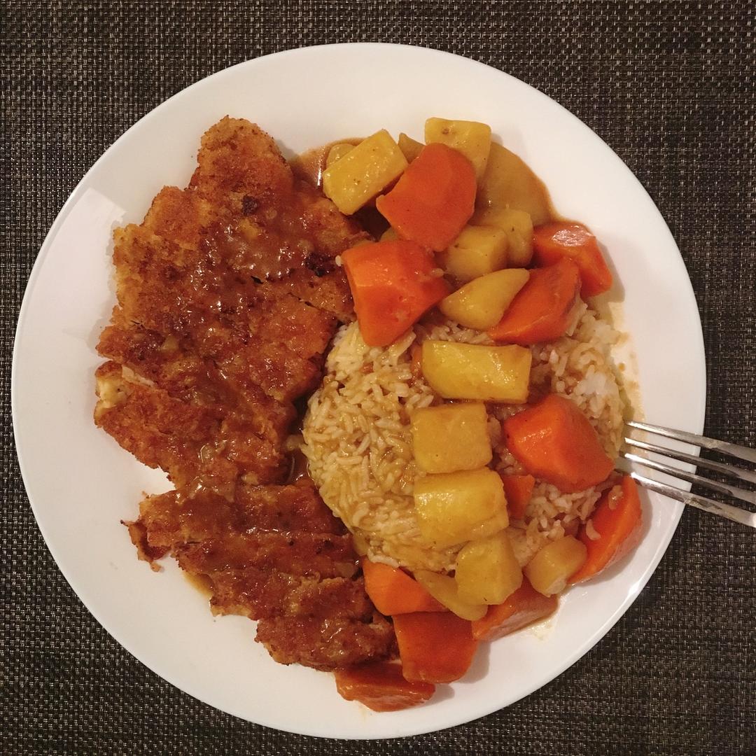 咖喱猪扒饭