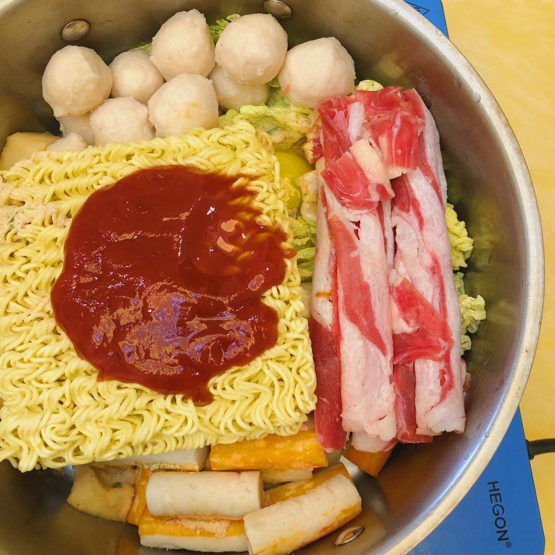 韩国部队锅拉面锅（超好吃）