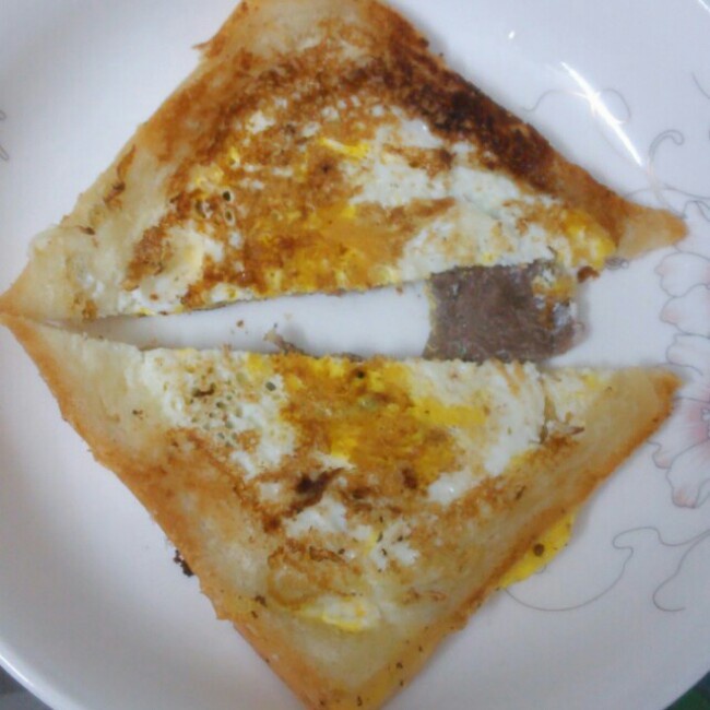 一片面包的三明治