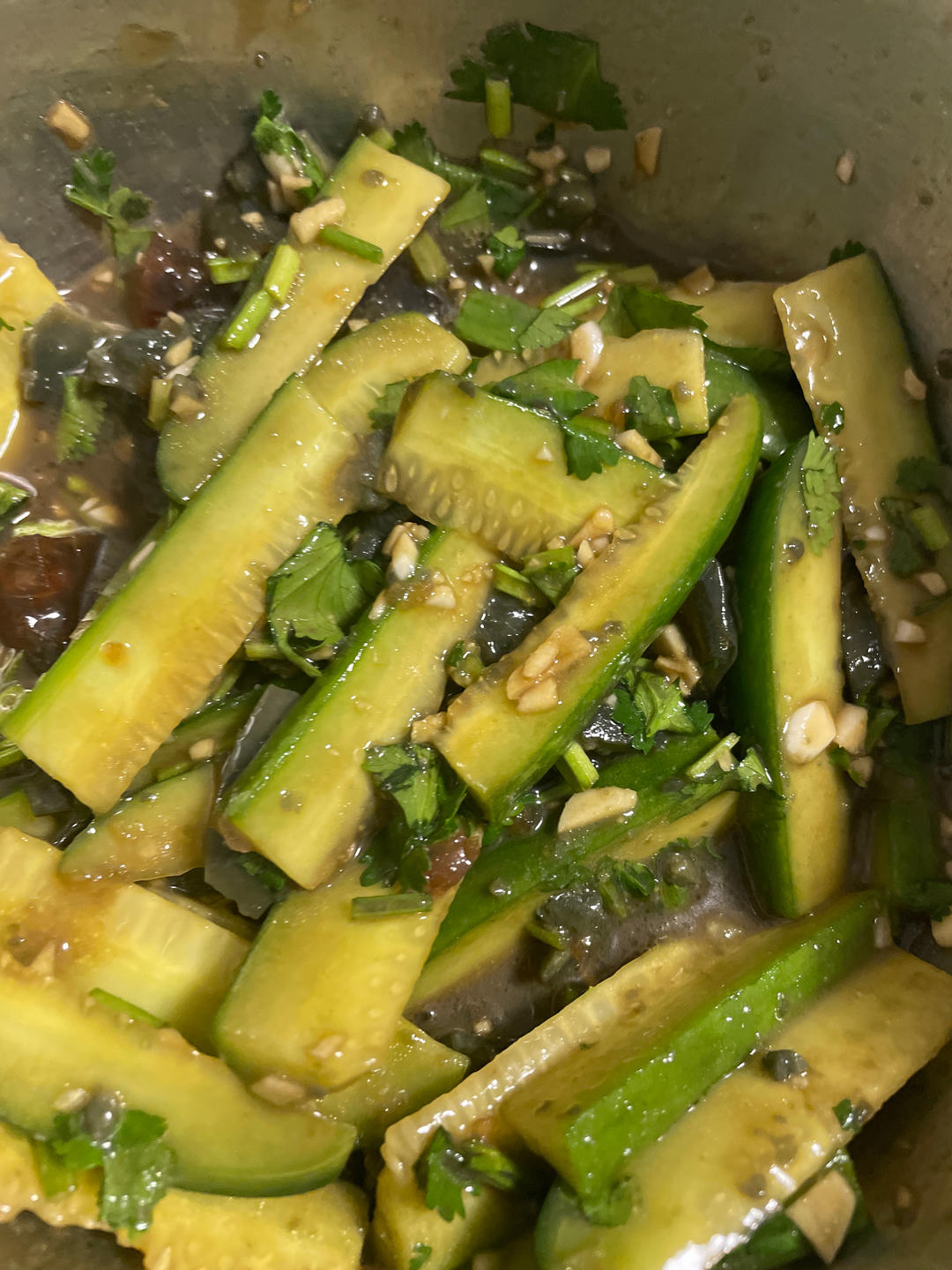 夏日开胃小凉菜“皮蛋拌黄瓜🥒”开胃减脂