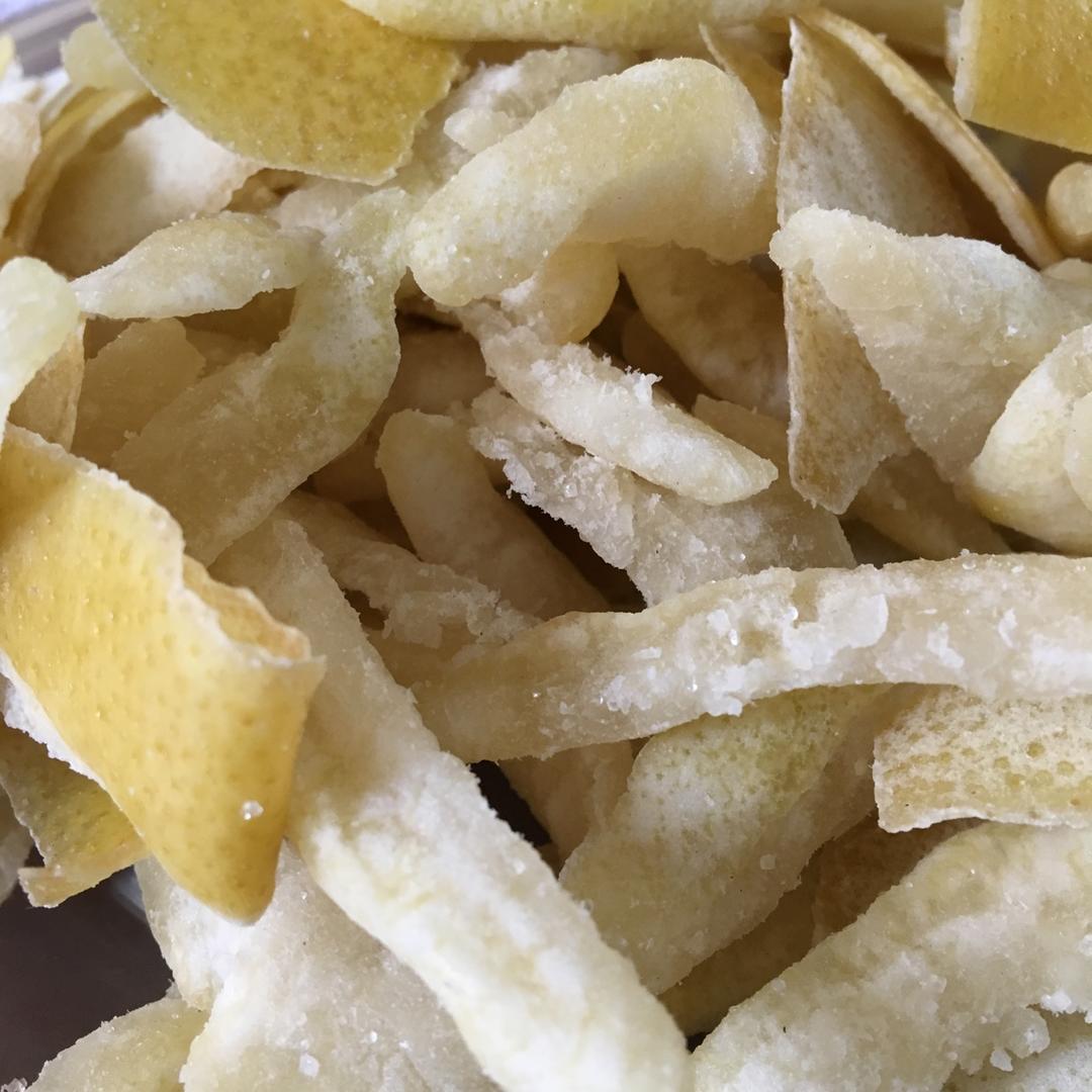 萌浩的妈咪做的柚子皮糖