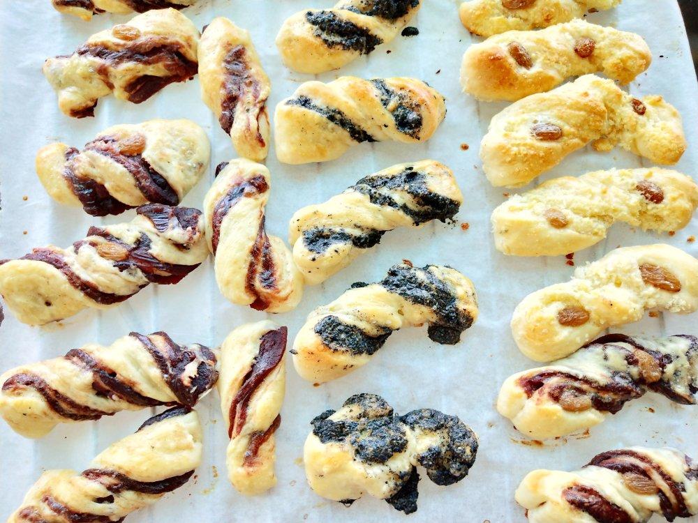 椰蓉面包棒 | 附自制椰蓉馅 两种整形方法