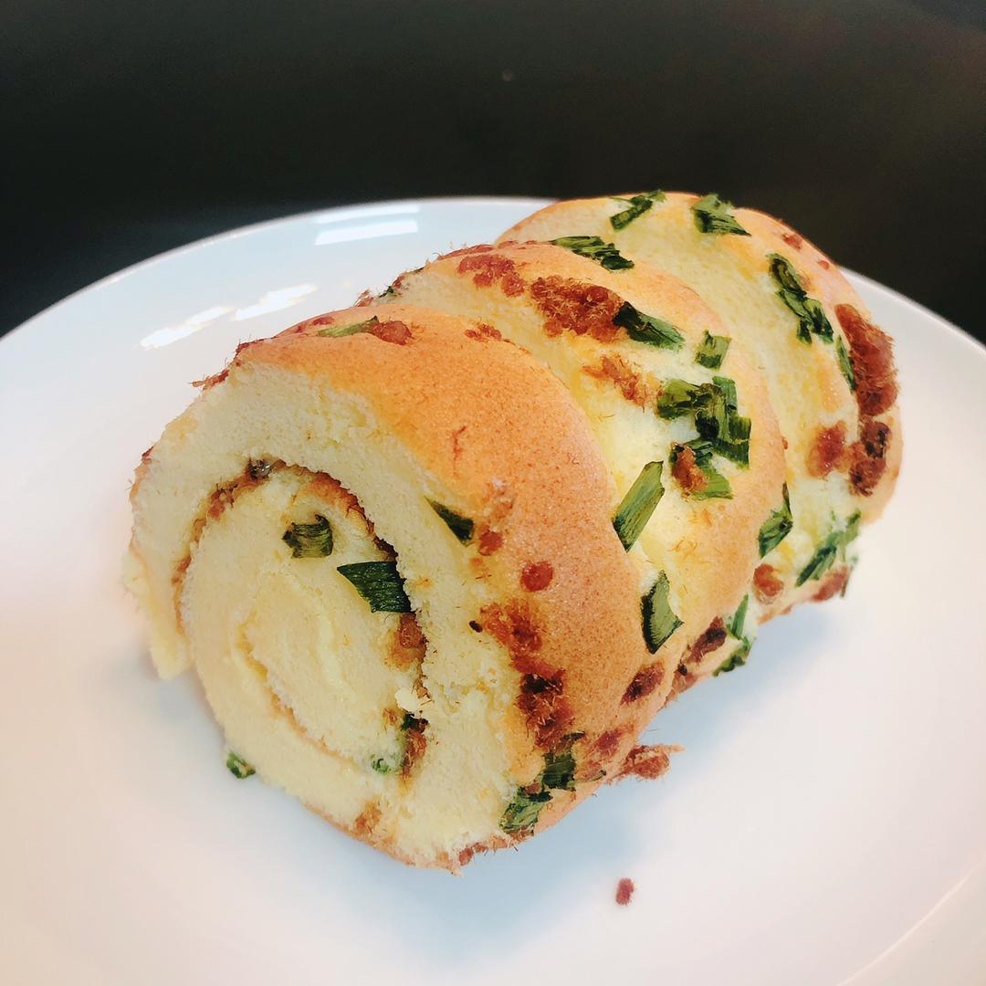 香葱肉松蛋糕卷