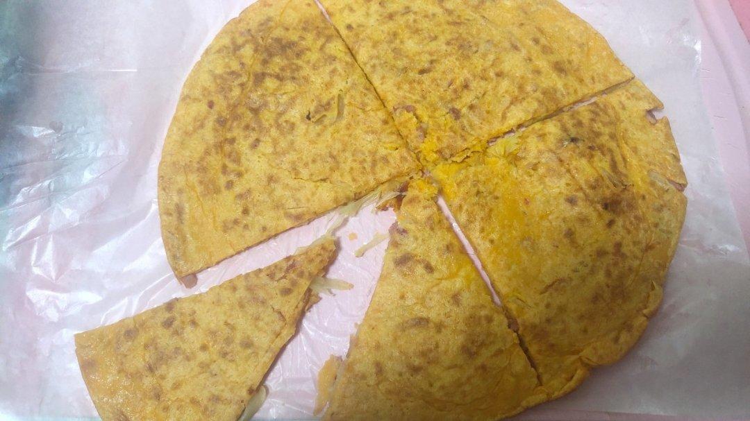 十五分钟的快手泡菜饼