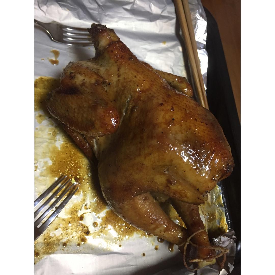 袋袋烤鸡--自制腌料+脆皮秘籍