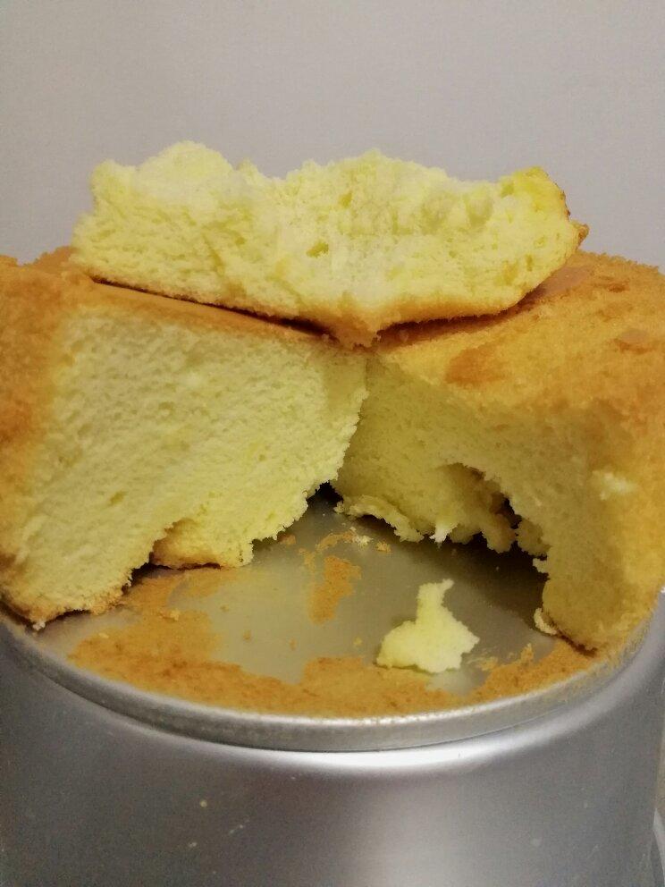 6寸原味戚风蛋糕