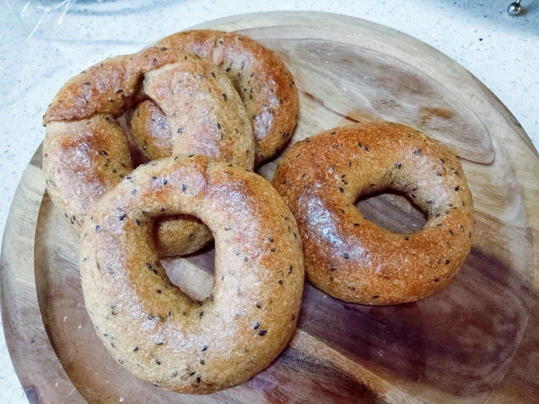 酸甜双莓贝果（冷藏发酵法）丨健康·烘焙