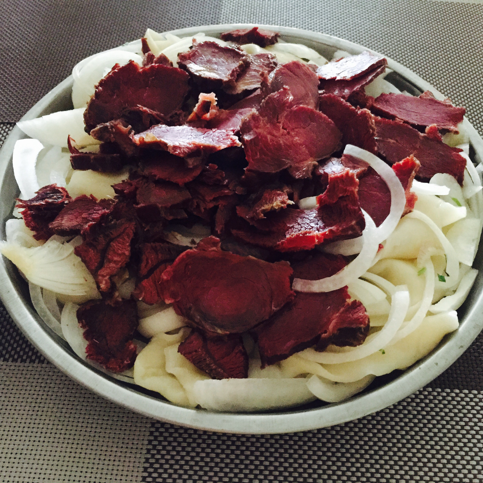 anna麻麻做的熏马肉&马肉纳仁