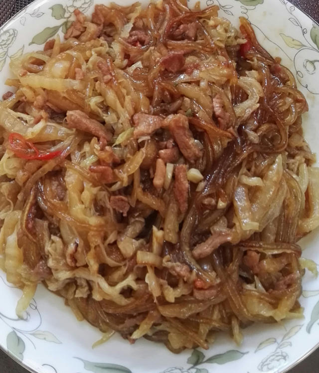 酸菜炒粉条