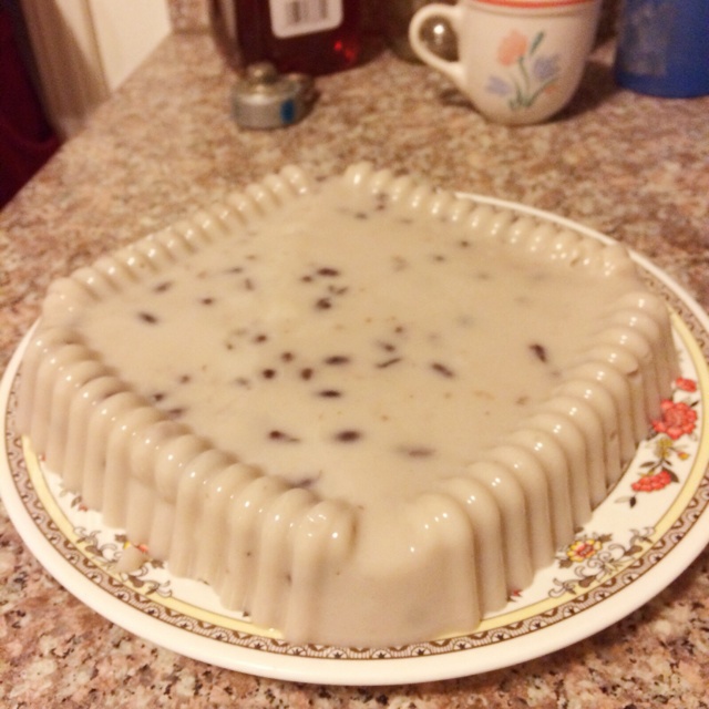 抹茶椰汁红豆糕