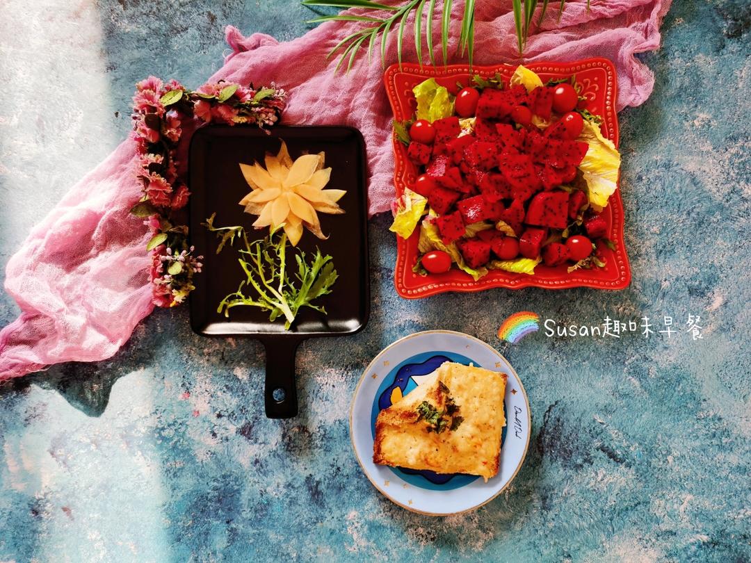 蒜香虾滑吐司