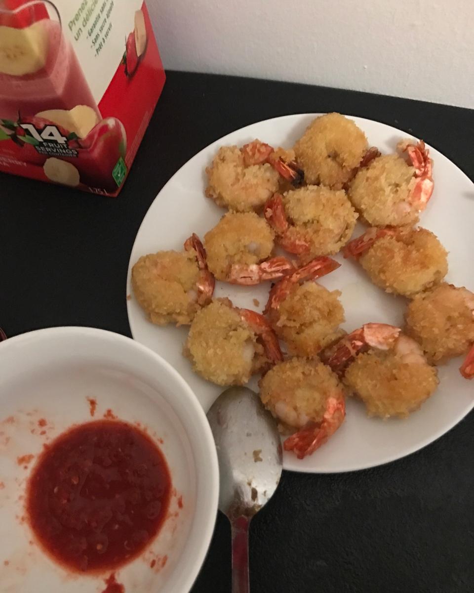 面包糠炸虾