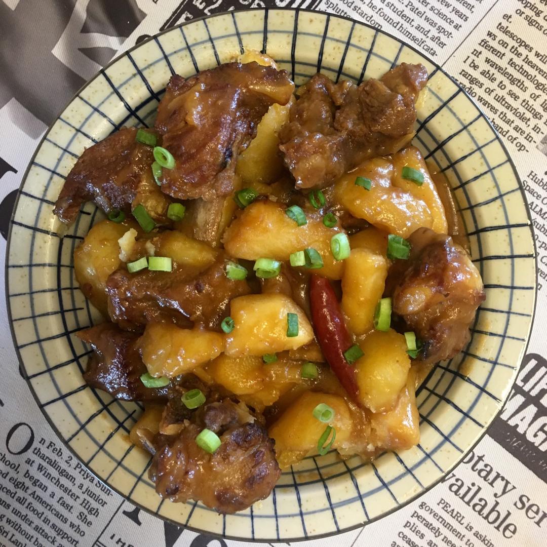 红烧排骨土豆
