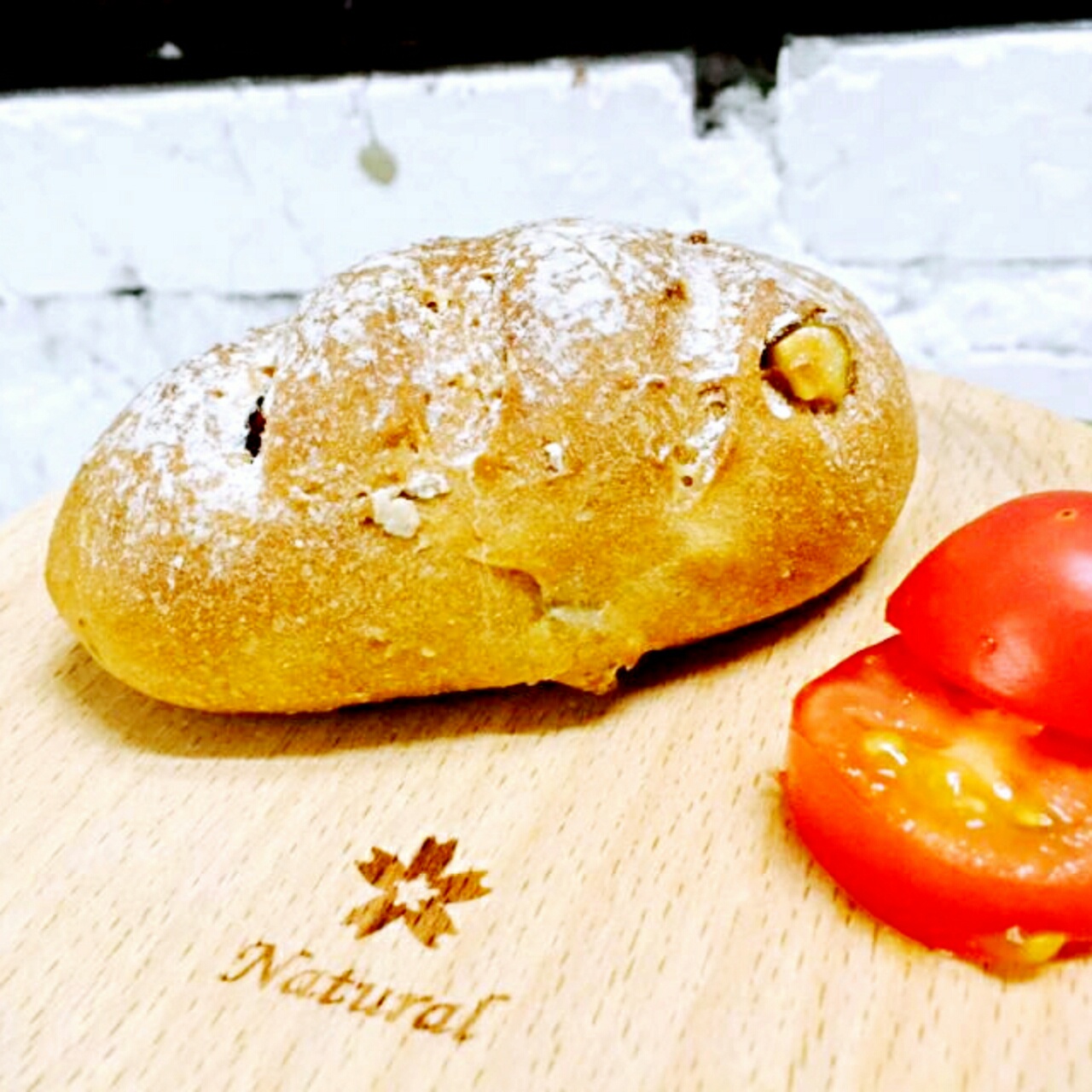 全麦牛奶蜜豆软欧