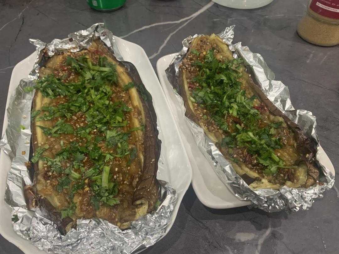 比烧烤店还要好吃的蒜蓉烤茄子