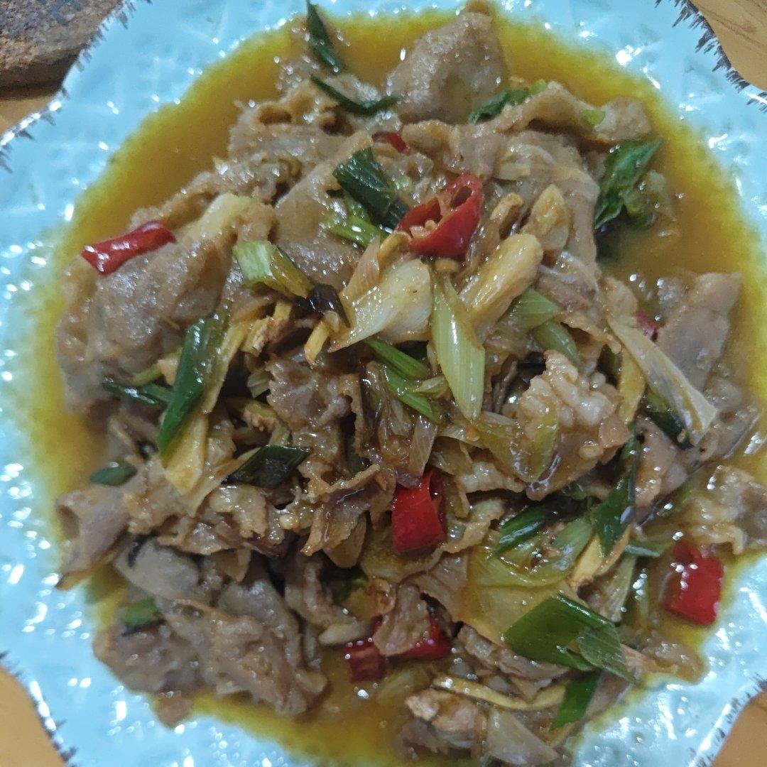 葱爆肥牛