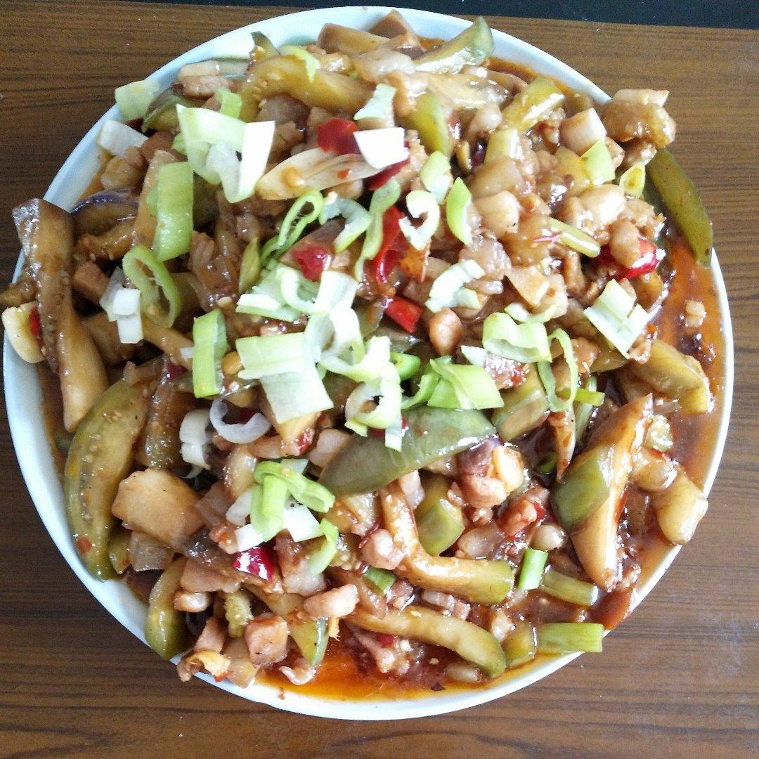 红烧肉沫茄子