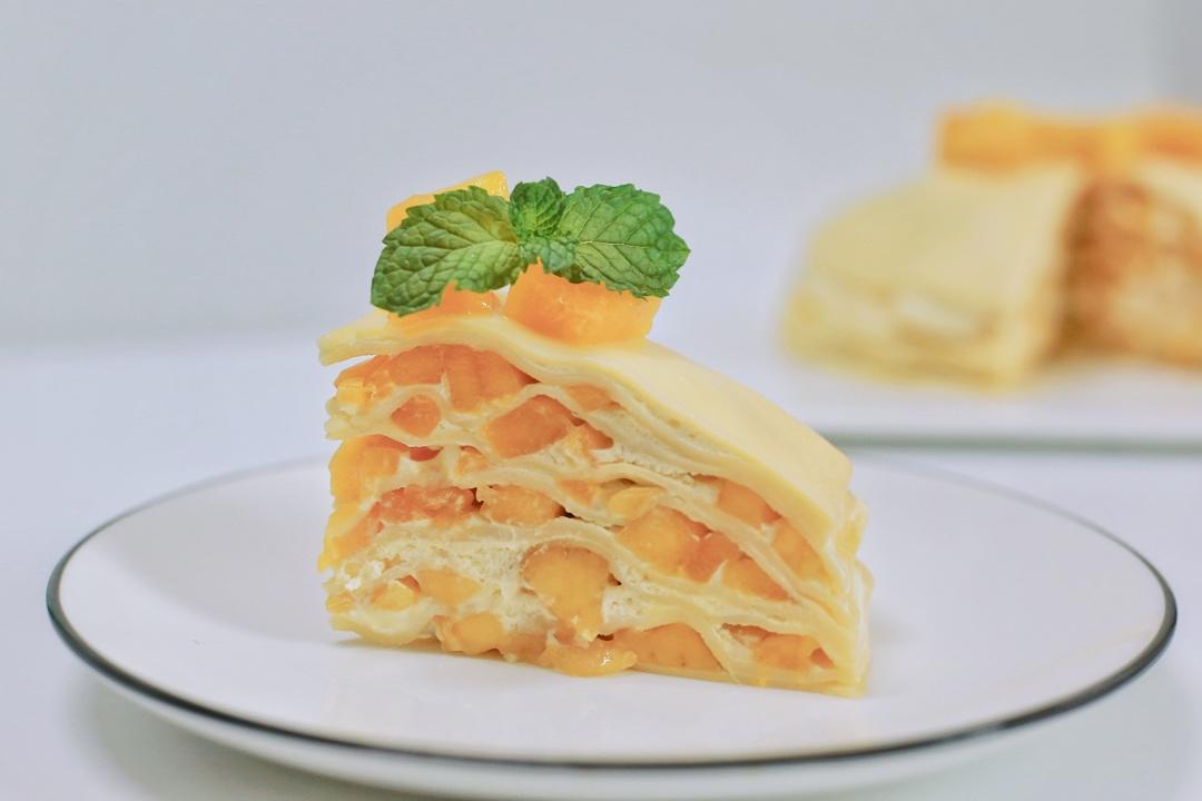 零基础做芒果千层蛋糕（8寸）