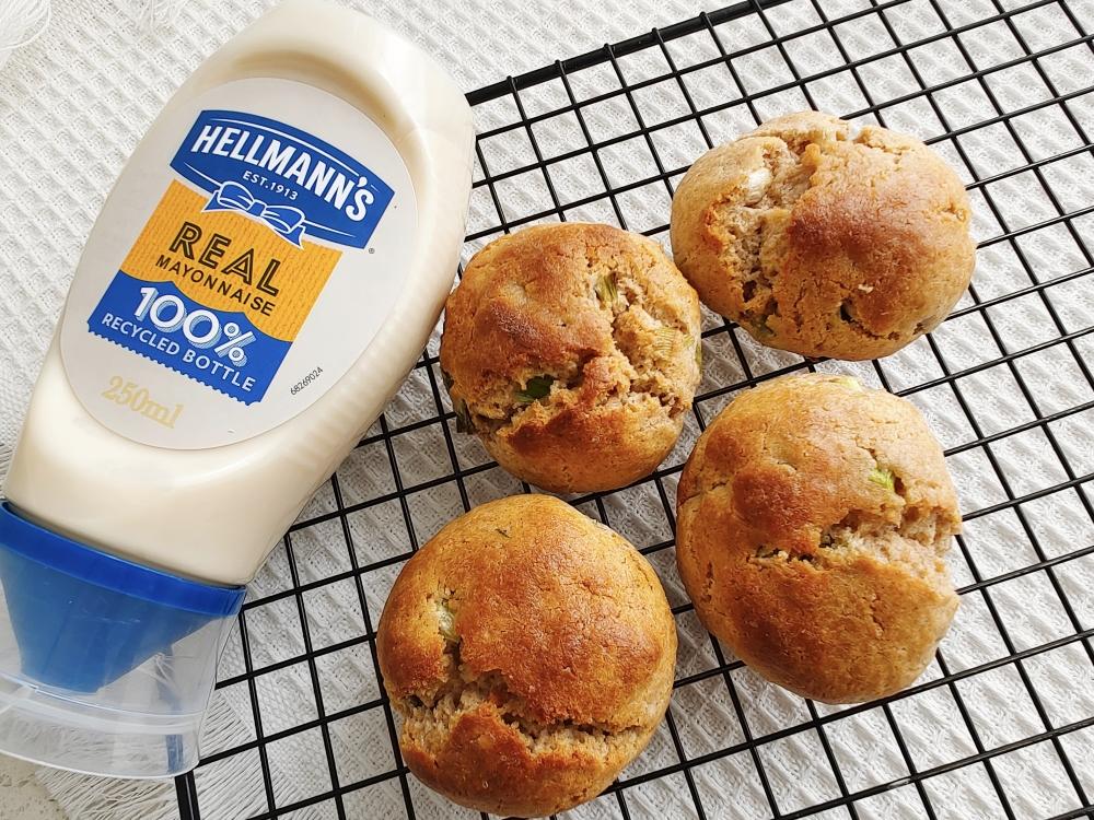 蛋黄酱香葱全麦司康的做法