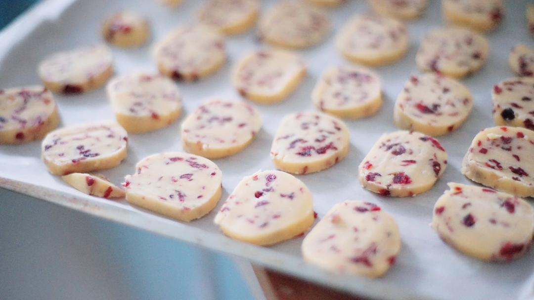 低糖少油版蔓越莓饼干
