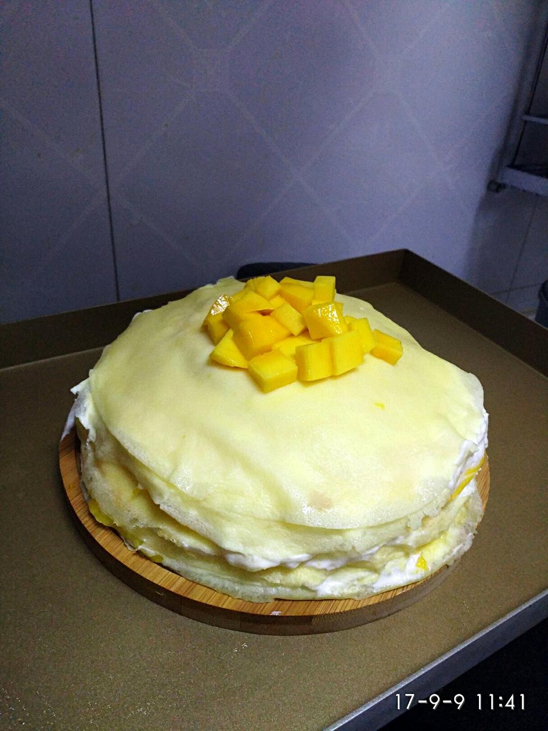 芒果千层蛋糕，100%成功告别煎皮无能