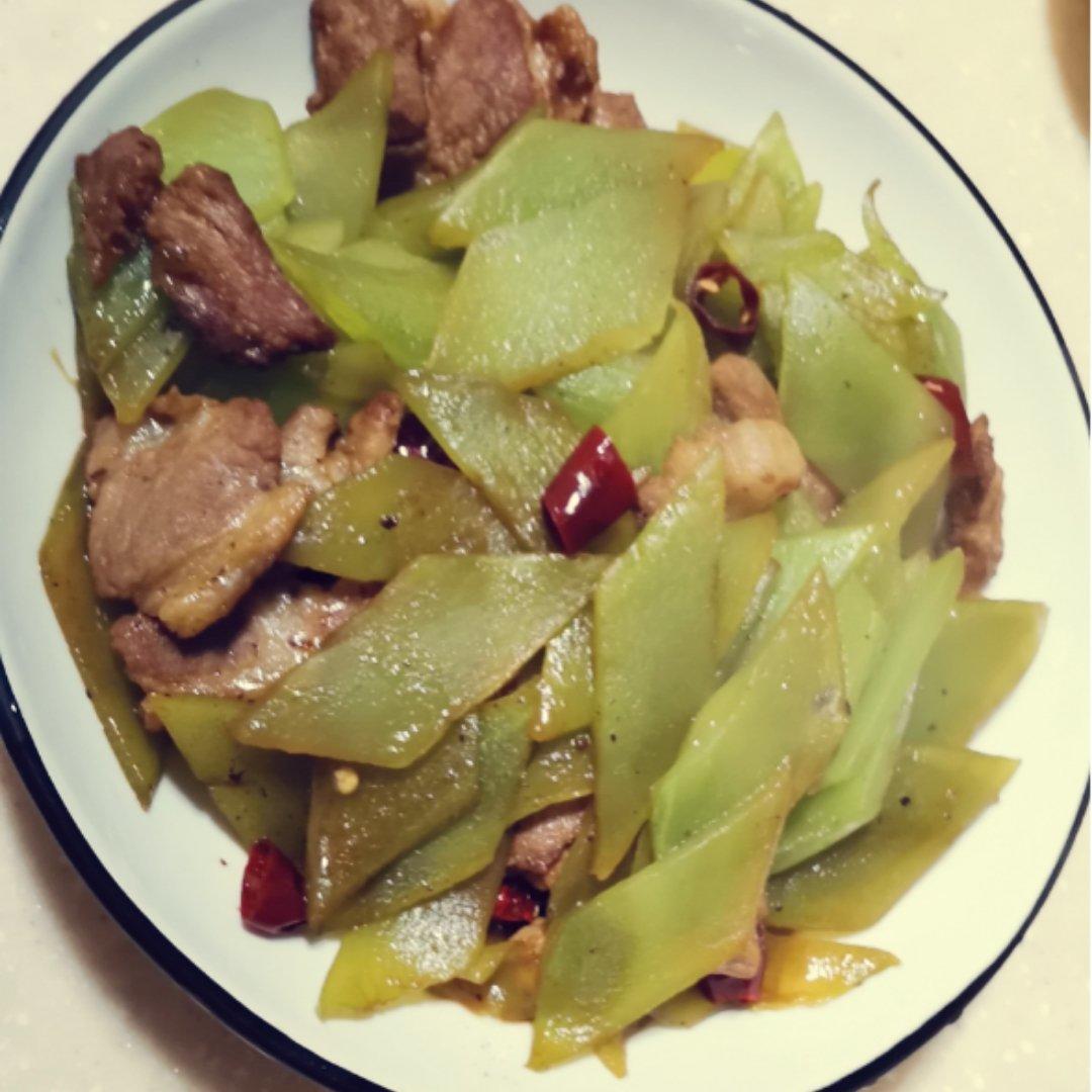 莴笋炒肉