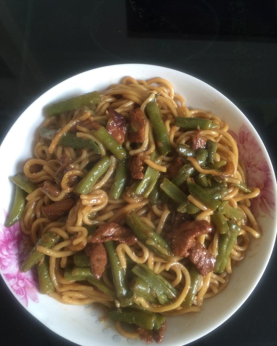 家常豆角焖面