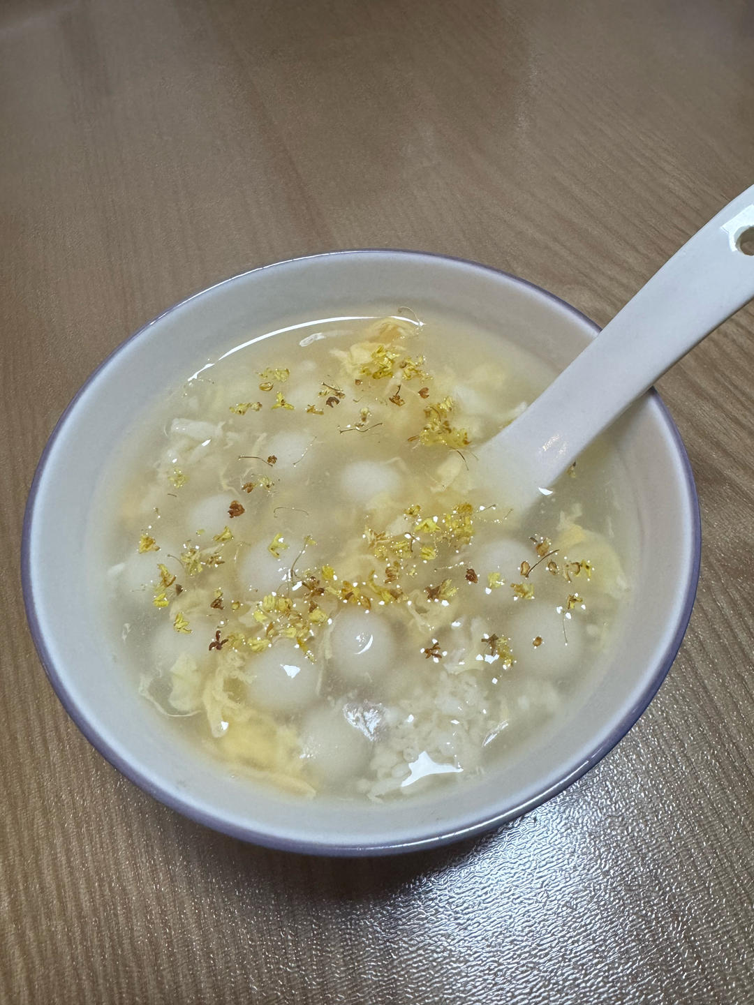 桂花酒酿圆子（附酒酿，小圆子做法）