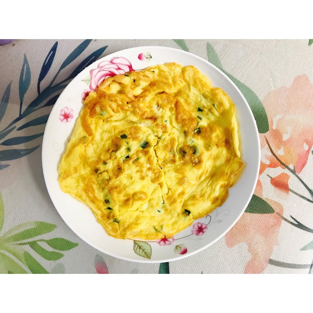 葱花煎蛋