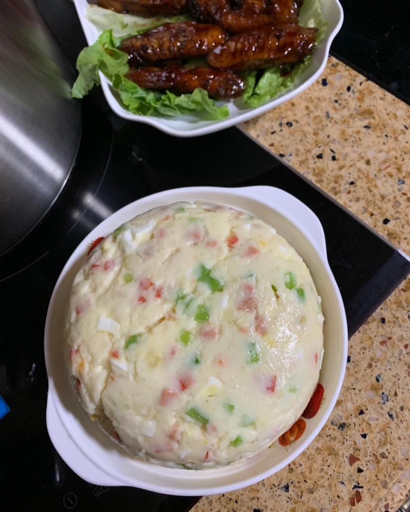 好吃到舔碗的鸡蛋土豆泥沙拉