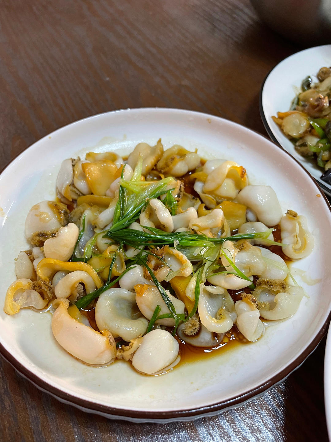 葱油鲍鱼片