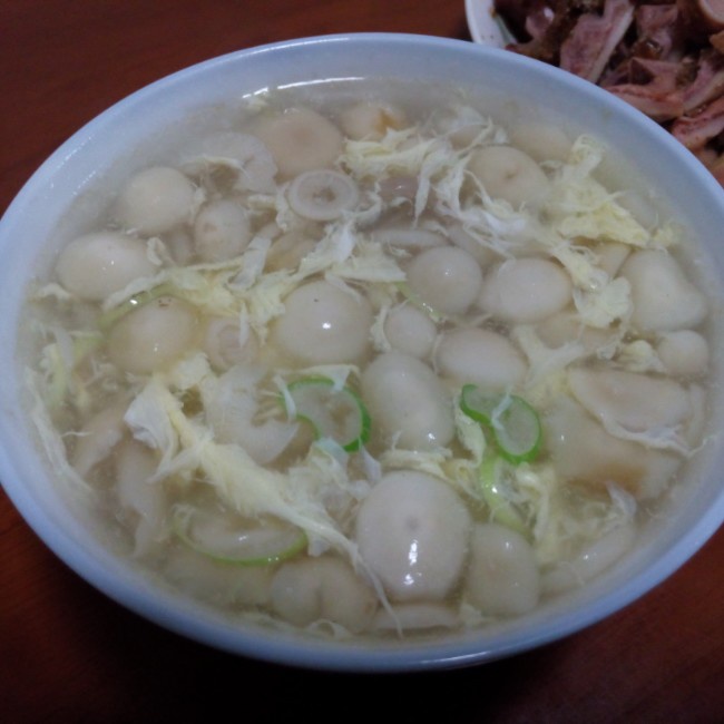 蘑菇鸡蛋汤