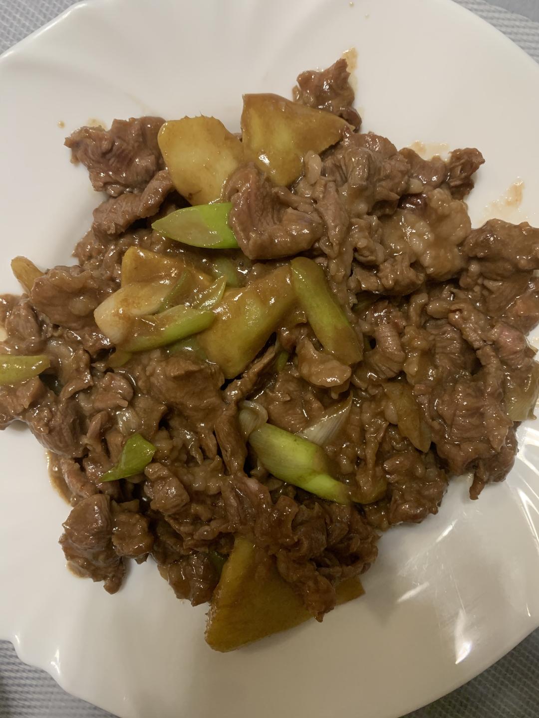 葱爆牛肉的做法