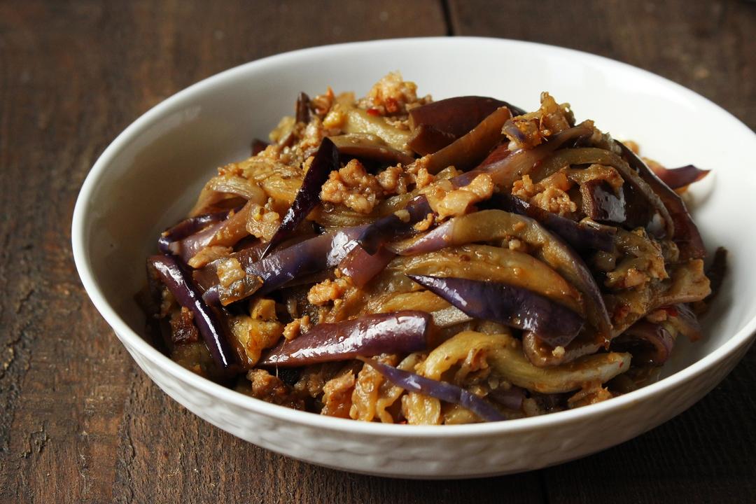 调料超少又好吃的肉沫茄子