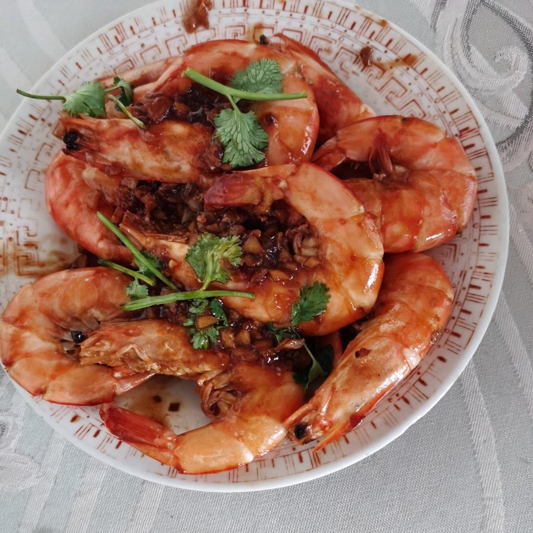 家庭版油焖大虾