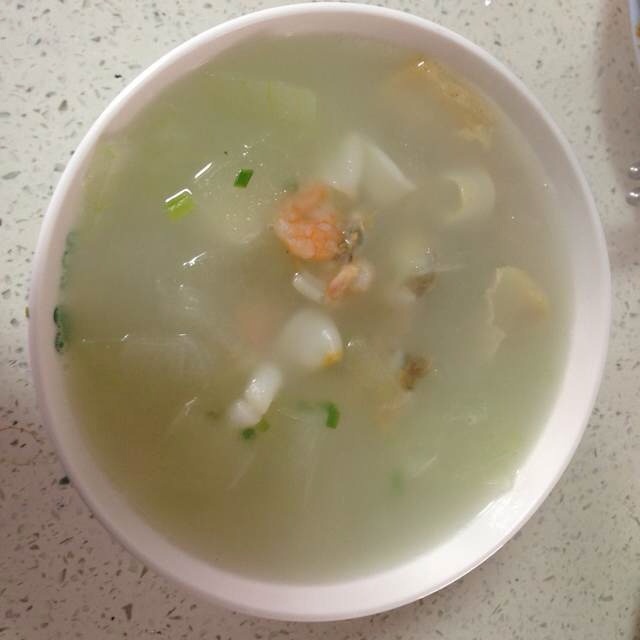 海鲜冬瓜汤