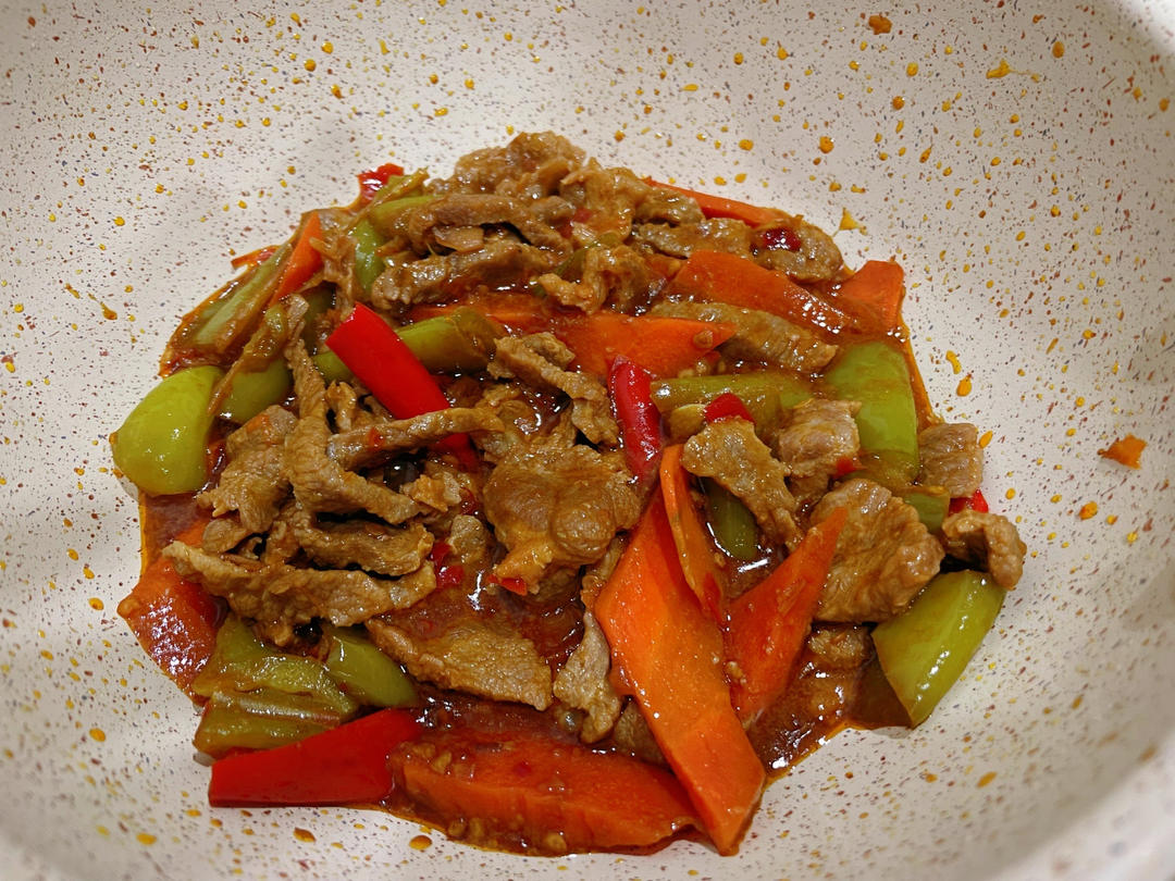 青椒炒牛肉