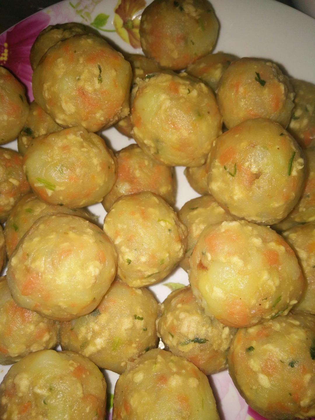 快手菜，土豆小丸子
