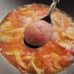 红柿肉丸汤的做法 步骤15