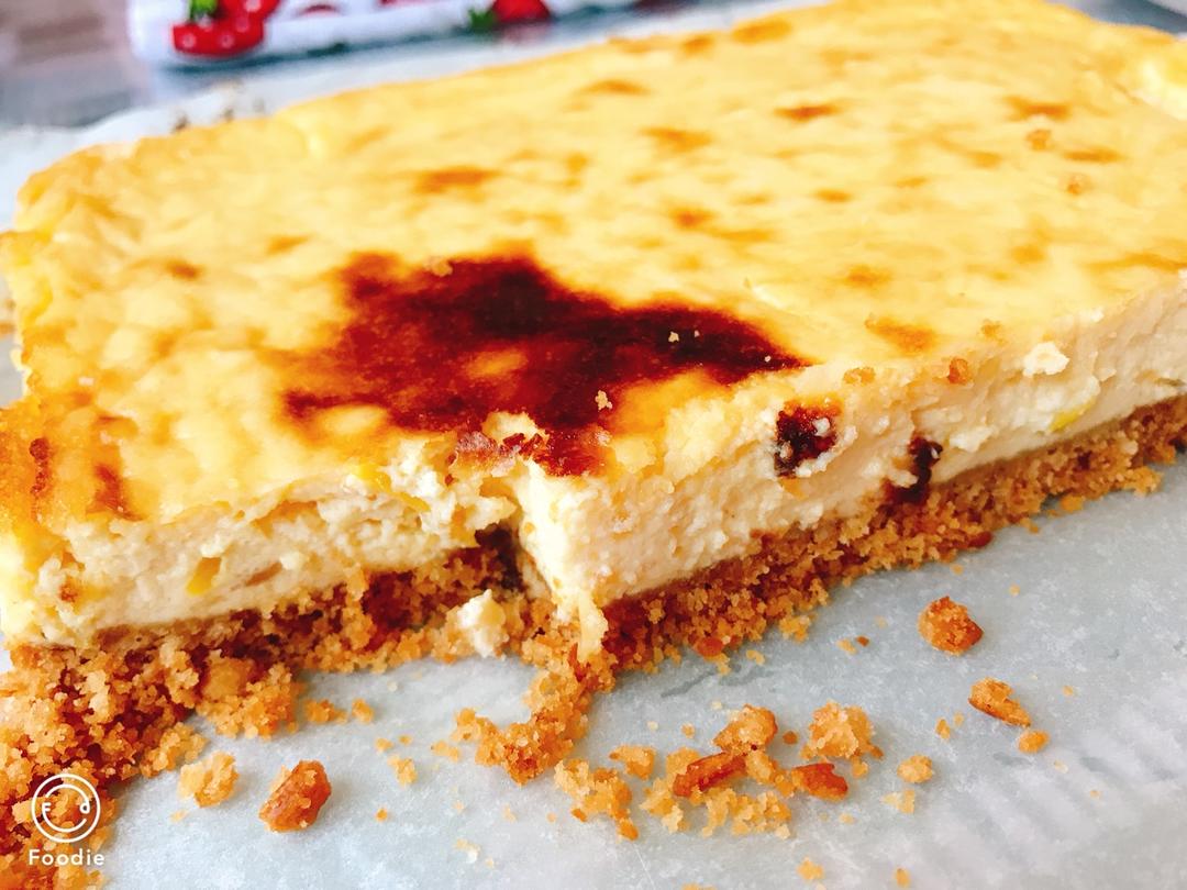 柠檬芝士蛋糕块Lemon curd Cheesecake Bar