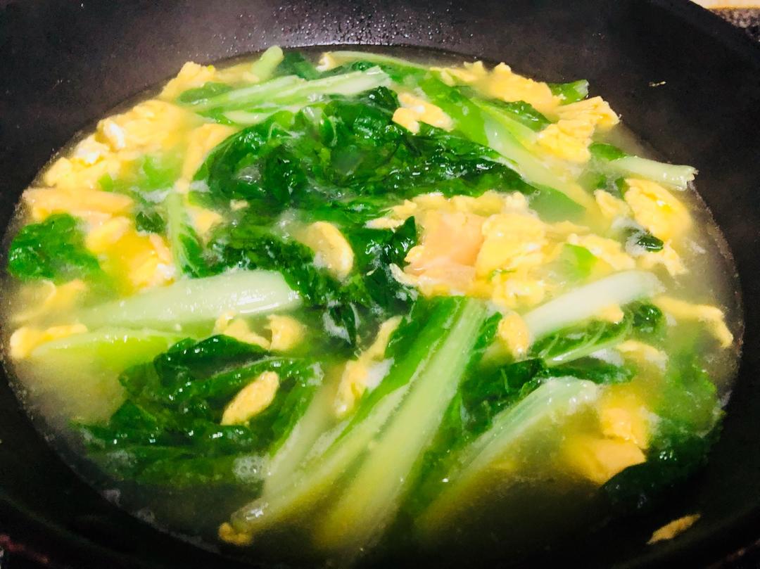 夏了海做的白菜鸡蛋汤