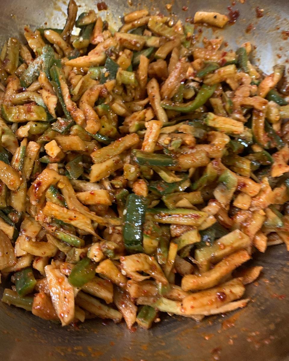 腌萝卜干---小时候的味道