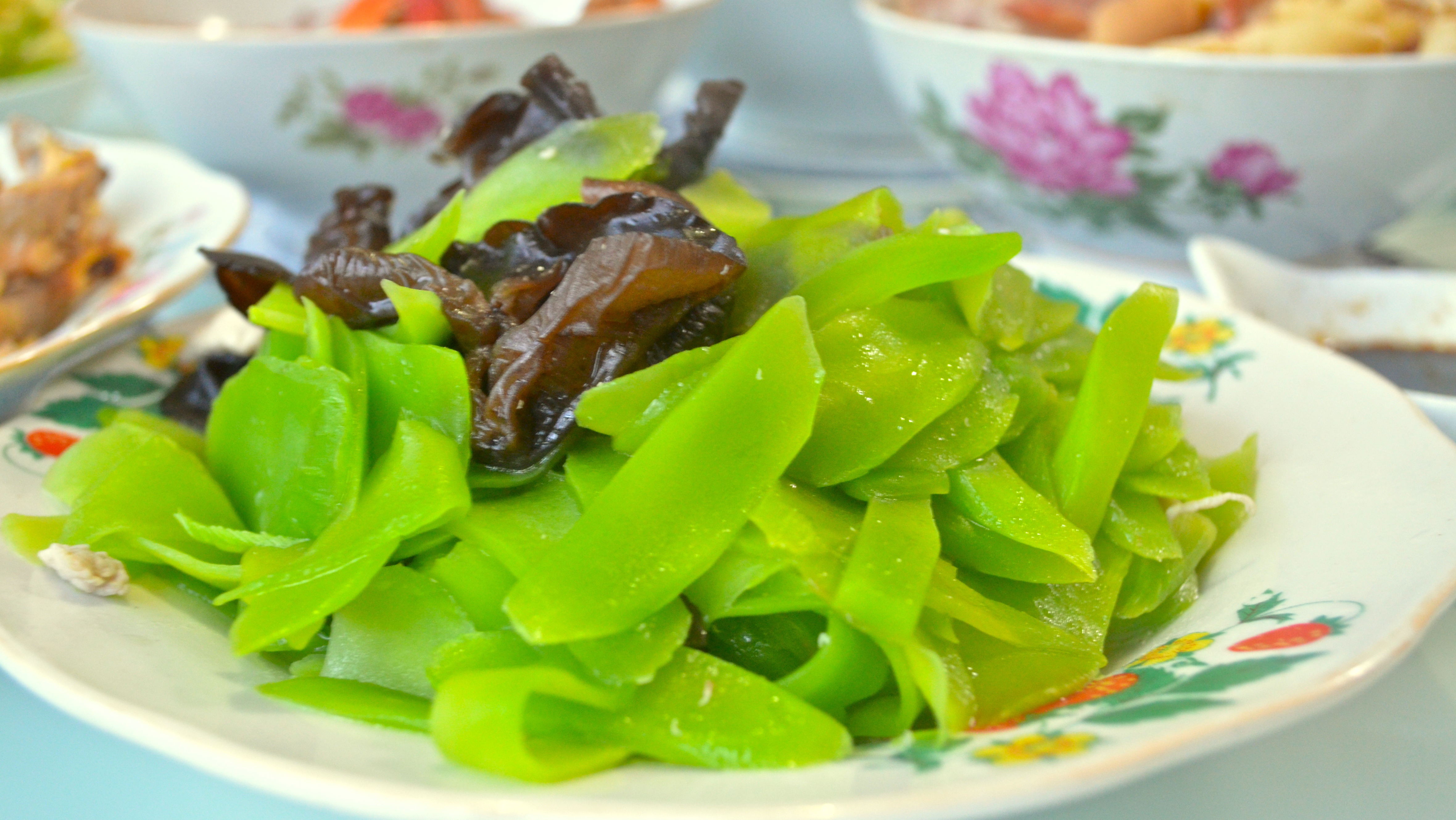 银大雨做的炒窝笋
