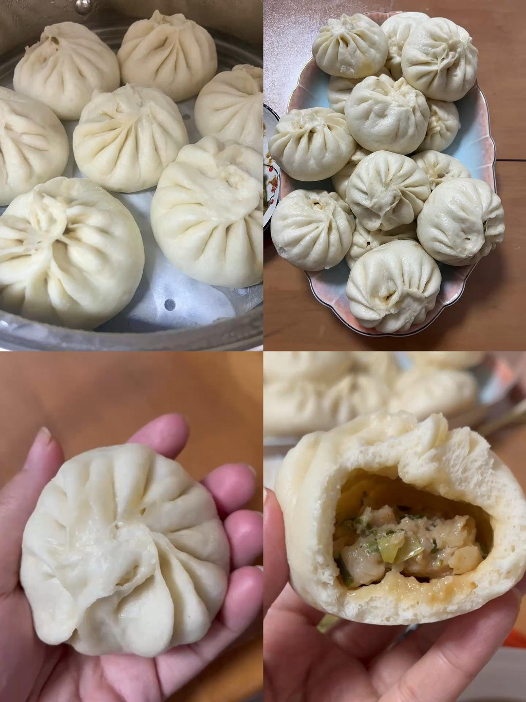 手工包子（肚脐包）
