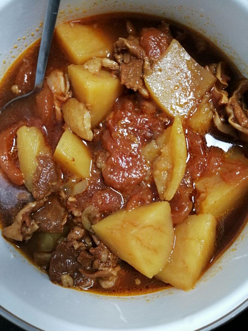 土豆炖牛肉